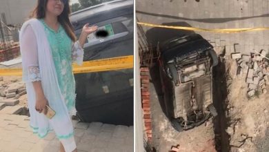 Photo of ہولناک حادثے میں خاتون معجزاتی طور پر محفوظ، فوٹیج سامنے آگئی