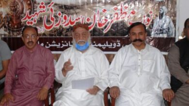 Photo of ترقیاتی منصوبے نواب مظفر خان سدوزئی شہید(سابق حاکم ملتان) کے نام سے منسوب کرنے کا مطالبہ