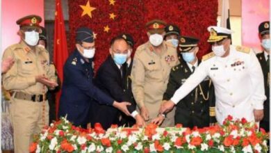 Photo of چائنیزپیپلز لبریشن آرمی کےقیام کے 94 ویں یوم تاسیس پر جی ایچ کیو میں تقریب