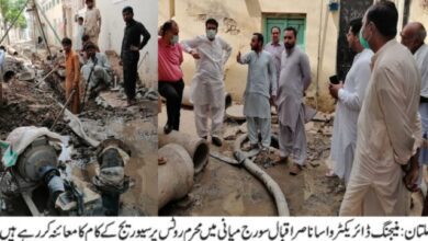 Photo of ملتان: منیجنگ ڈائریکٹر واسا ناصر اقبال کا شہر کے مختلف علاقوں میں سیوریج لائن کی تبدیلی کا جائزہ
