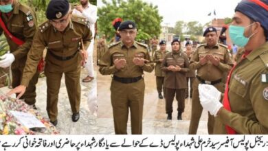 Photo of یوم شہداء پولیس،14 کروڑ سے زائد امداد کا اعلان