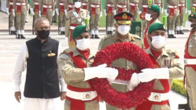 Photo of صدر مملکت جی ایچ کیو پہنچ گئے