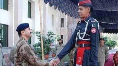 Photo of پاکستان کی تاریخ کا سب سے لمبا رینجرز اہلکار واہگہ بارڈر پر تعینات