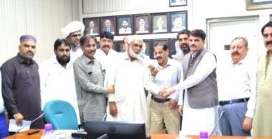 Photo of ہائیڈرو یونین میپکو کے عہدیداروں کی چیف سے ملاقات