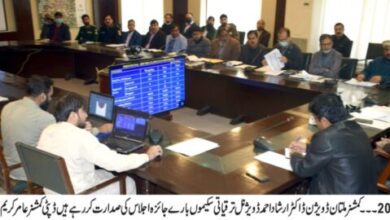 Photo of کمشنر نےترقیاتی منصوبوں کی تکمیل کیلئے محکموں کو الٹی میٹم دے دیا