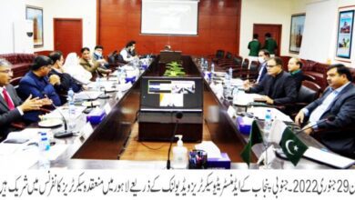 Photo of چیف سیکرٹری پنجاب کے ویڈیو لنک کانفرنس ، جنوبی پنجاب کے سیکرٹریز کی شرکت