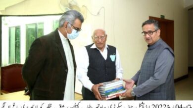Photo of ایڈیشنل چیف سیکرٹری ساوتھ پنجاب لائبریری باغ لانگے خان پہنچ گئے