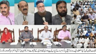 Photo of تربیتی پروگرام سے نہ صرف کپاس کے رقبہ میں اضافہ ہوگا بلکہ فی ایکڑ پیداوار میں بھی خاطر خواہ اضافہ ہوگا: ڈاکٹر محمد علی تالپور