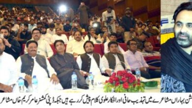 Photo of تہذیب حافی اور سرائیکی کے مقبول ترین شاعر افکار علوی نے جشن بہاران میلہ لوٹ لیا