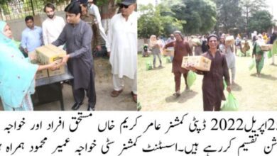 Photo of مستحقین اور خواجہ سراؤں میں راشن تقسیم