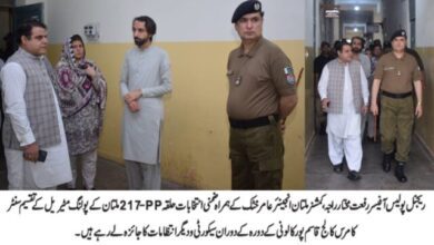 Photo of ملتان : ڈویژنل و پولیس انتظامیہ نے ضمنی الیکشن بارے انتظامات مکمل کرلئے