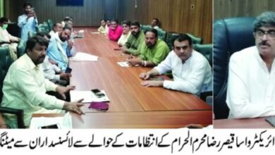 Photo of محرم الحرام کے حوالے سے شہر بھر میں فراہمی و نکاسی آب کی سروسز کو یقینی بنانےکے اقدامات شروع