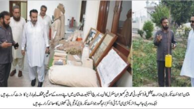 Photo of جوائنٹ سیکریٹری وزارت نیشنل فوڈ سیکورٹی کا سی سی آر آئی ملتان کا دورہ
