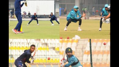 Photo of پاکستان اور ویسٹ انڈیز کے کھلاڑیوں کی مشترکہ پریکٹس