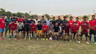 Photo of ایمرسن یونیورسٹی میں فٹبال کا نمائشی میچ کھیلا گیا
