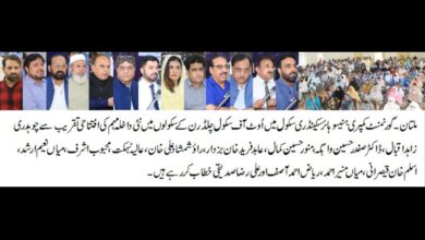 Photo of حکومت ایجوکیشن سسٹم میں بہتری کے لیے عملی اقدامات کر رہی ہے : چوہدری زاہد اقبال