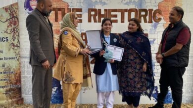 Photo of "انٹر سکول ریٹورک چیلنج” نامی انگریزی تقریری مقابلے میں بلوم فیلڈ ہال کی کامیابی