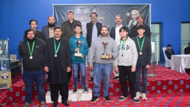 Photo of قائداعظم انٹر ڈویژنل شطرنج چیمپئن شپ زوہیب گیلانی نے جیت لی