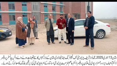 Photo of نیا وائس چانسلر نئے کیمپس پہنچ گیا