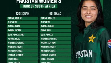 Photo of پاکستان ویمنز کرکٹ ٹیم کا دورہ جنوبی افریقہ؛ ون ڈے اور ٹی ٹوئنٹی سکواڈز کا اعلان، فاطمہ ثناء قیادت کریں گی