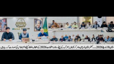 Photo of میٹرک امتحانات 2026 ؛ ایک لاکھ 34 ہزار امیدواروں کےلئے فول پروف تیاریاں مکمل