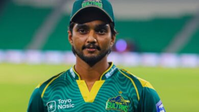 Photo of پی ایس ایل 11 : ملتان سلطانز کا فاتحانہ آغاز ، اسلام آباد یونائیٹڈ کو 5 وکٹوں سے شکست، مومن قمر مین آف دی میچ قرار