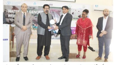 Photo of پانی کا مؤثر استعمال اور خواتین کا کردار اہم ترین تقاضوں میں شامل : فیصل شوکت