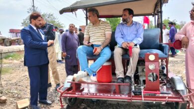 Photo of ڈی۔ایس پاکستان ریلویز ملتان ڈویژن کا ویسٹ کیبن کا معائنہ